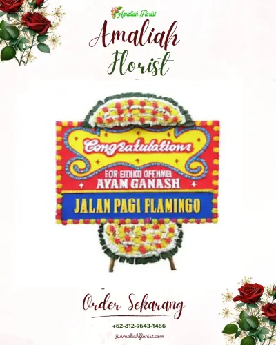 Bunga Papan Congratulation di Tawang